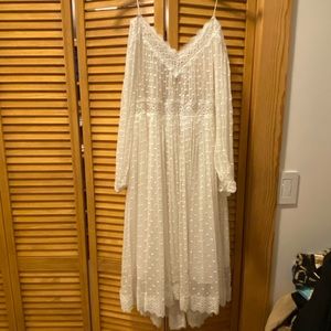 Zimmerman silk shoulder exposed dress